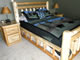Rustic log bed 1 - image